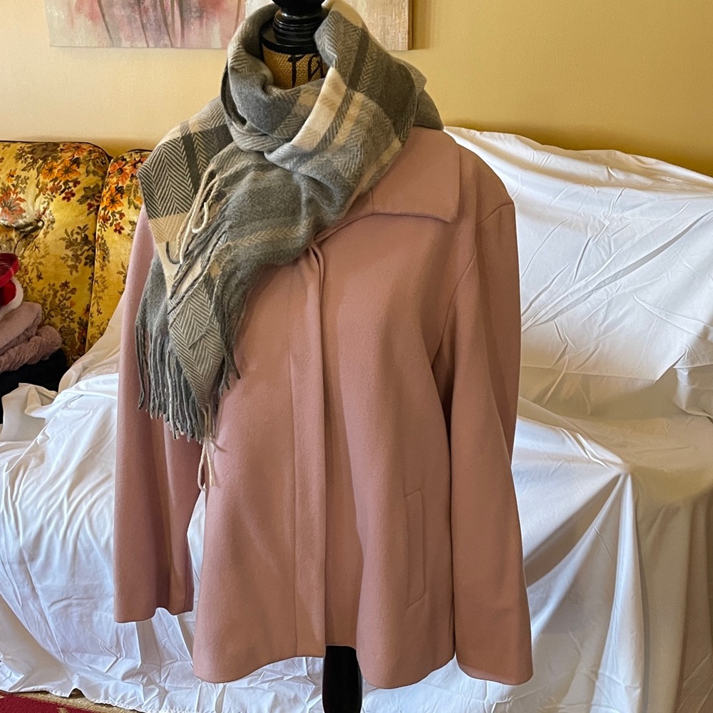 Rafaella Blush Wool Blend Jacket